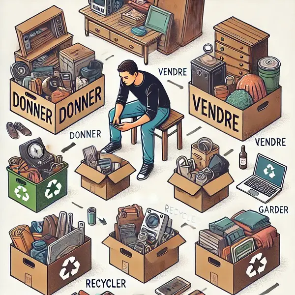 Que faire des objets récupérés lors d’un débarras